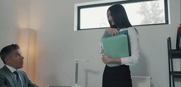  Hot secretary and her big cocked boss - Eliza Ibarra and Mick Blue